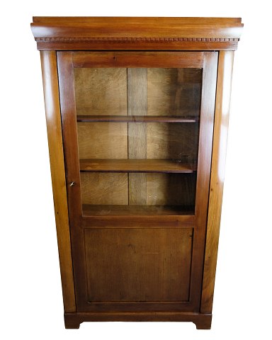 Antique Display Cabinet With Adjustable Shelves - Mahogany - Hand Polished - 
1920s
