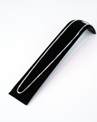 Slangekæde - 585 Hvidguld - 14 karat - 53cm - 12 gram
Flot stand
