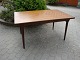 Dining table in rosewood with Dutch leaves of good quality Danish design from 1960 of 5000 m2 showroom