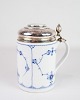 Lidded Mug With Baroque Lid - Model 1/2023 - Porcelain & Silver - Fluted Blue 
Fluted - Royal Copenhagen
Great condition
