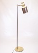 Floor lamp - Model studio - Brown lacquered Metal & Brass - Jo Hammerborg - Fog 
& Morup - 1970s
