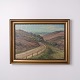 Landschaftsgemälde auf Leinwand mit Goldrahmen Signiert 1937
