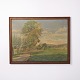 Ölgemälde auf Leinwand mit Landschaftsmotiv von Edith Bowall Datiert 1944