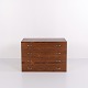 Wandhängende Kommode aus Palisander mit 4 Schubladen, dänisches Design der 1960er Jahre