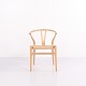Y-Stuhl Modell CH24 aus Buche mit Naturgeflecht von Hans J. Wegner für Carl Hansen & Søn 1960er Jahre