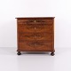 Mahagoni Kommode mit 4 Schubladen von 1880s