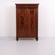 Großer Antiker Schrank aus Handpoliertem Nussbaumholz mit Schnitzereien, 1880er-Jahre