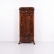 Antiker Silberbesteckschrank aus Handpoliertem Mahagoni mit Löwenfüßen, 1860er-Jahre