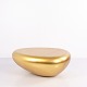 Kare Design Pebble Couchtisch in Goldfarbener Ausführung