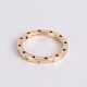 Ole Lynggaard Forever Love Ring aus 18 Karat Gold mit Herzen und 8 Diamanten