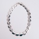 Halskette aus Sterling Silber 925S mit Ovalen Gliedern